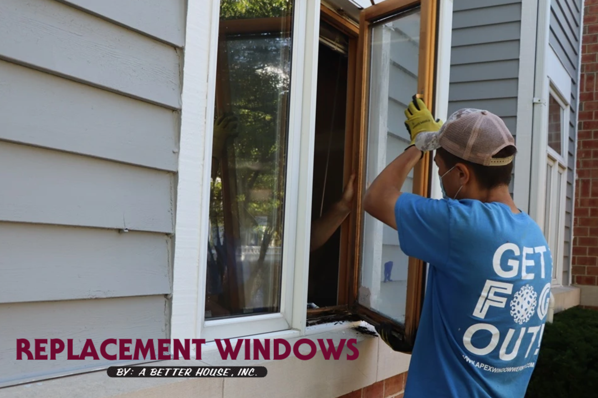 Chantilly window installation 2